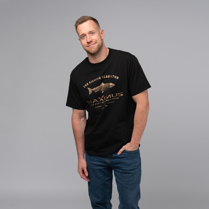 Футболка Maximus чёрная 2XL (MCTSBXXL)