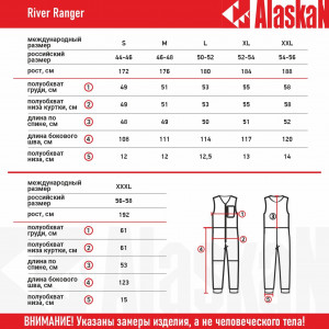 Полукомбинезон флисовый Alaskan River Ranger