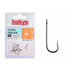 Крючки Saikyo KH-9282 BN LONG SHANK №16 (10 шт.) Крючки Saikyo KH-9282 BN LONG SHANK №16 (10 шт.)