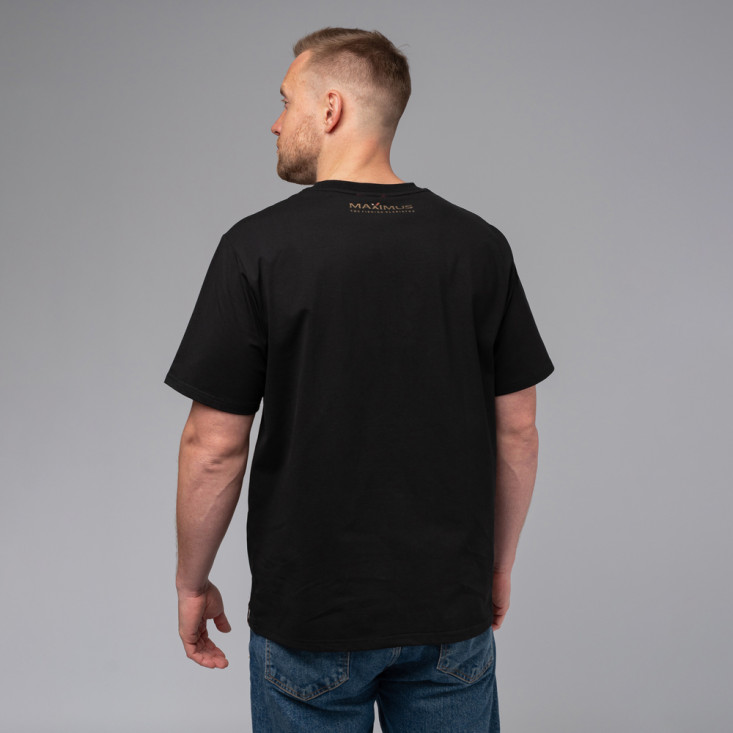 Футболка Maximus чёрная 2XL (MCTSBXXL)