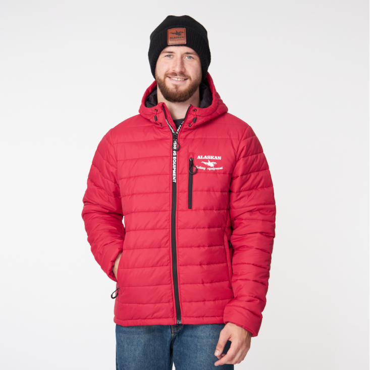 Куртка Alaskan Juneau Red   S утепл.стеганая