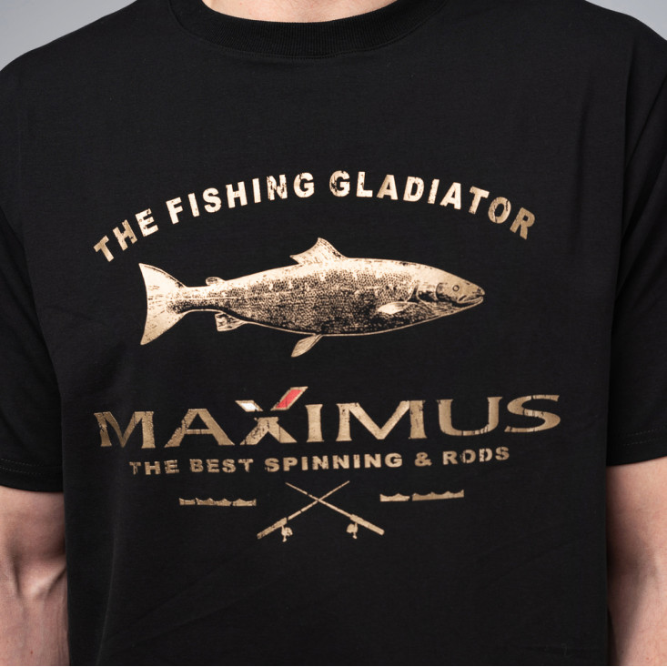Футболка Maximus чёрная 2XL (MCTSBXXL)