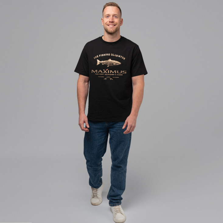 Футболка Maximus чёрная 2XL (MCTSBXXL)