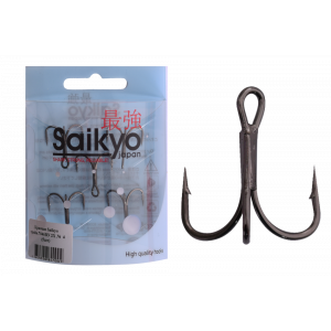 Крючки Saikyo тройн.7046BN 2X № 4 (5шт) Крючки Saikyo тройн.7046BN 2X № 4 (5шт)