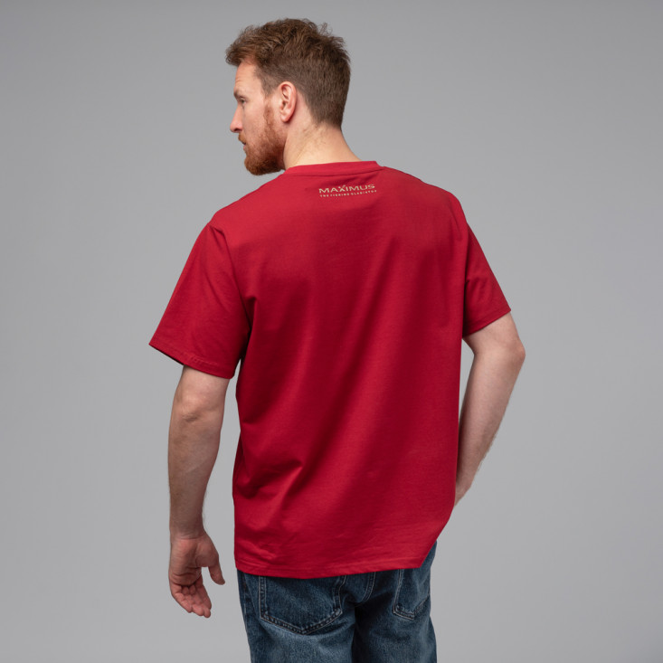 Футболка Maximus красная  XL ( MCTSRXL)